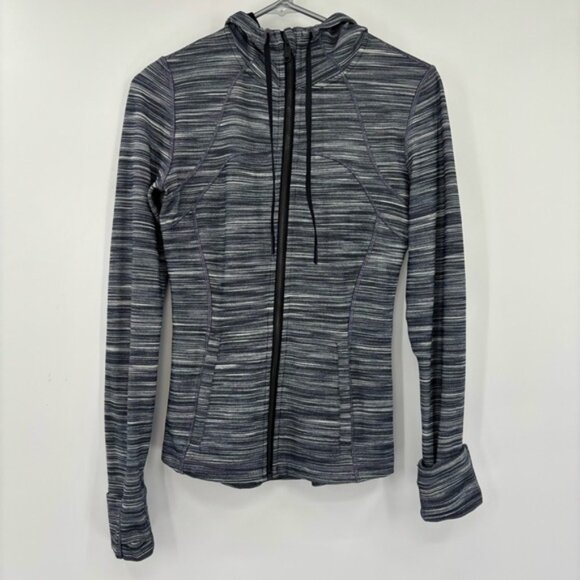 Lululemon Hooded Define Jacket Nulu Grey Size 6 - Picture 7 of 16